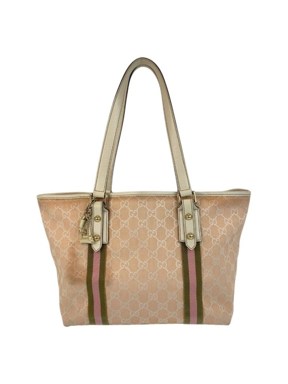 Gucci Sherry Line Pink Tote Bag